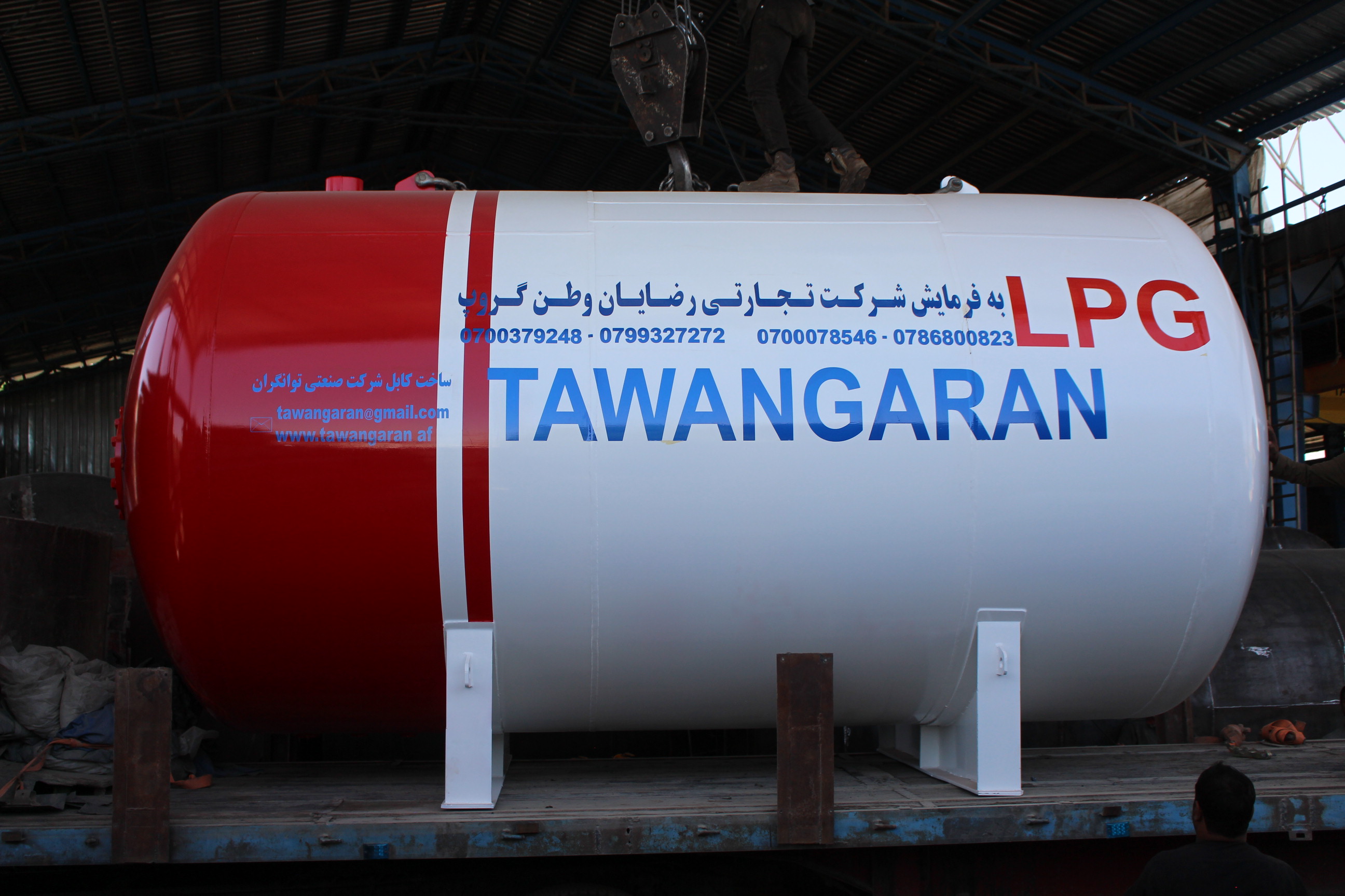 15000 liters LPG tank